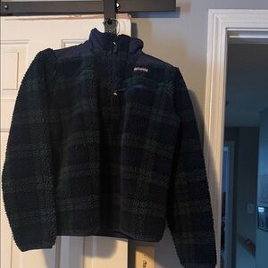 Vineyard Vines Black and Dark Green Fleece